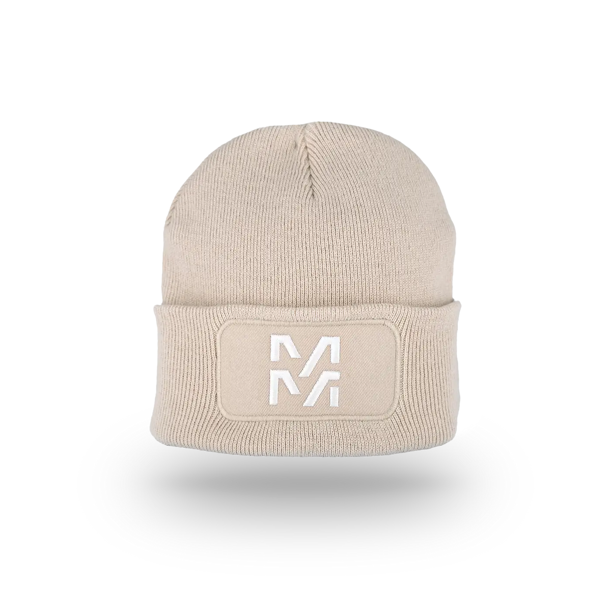 Beige Martermühle Mütze ohne Hintergrund.