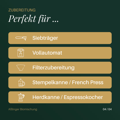 Bio Kaffee Aßlinger Biomischung