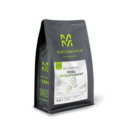 Bio Espresso Peru entkoffeiniert
