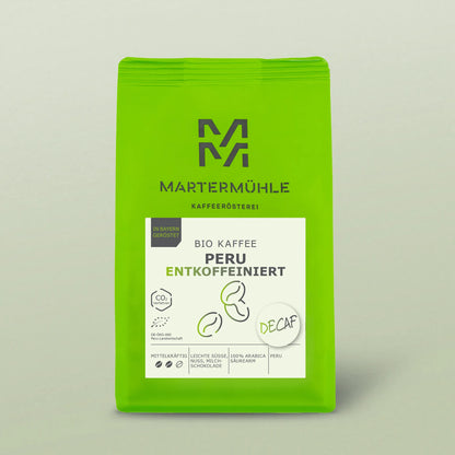 Bio Kaffee Peru entkoffeiniert