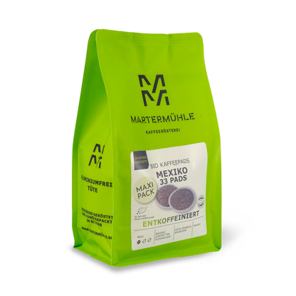 Bio Kaffeepads Mexiko entkoffeiniert