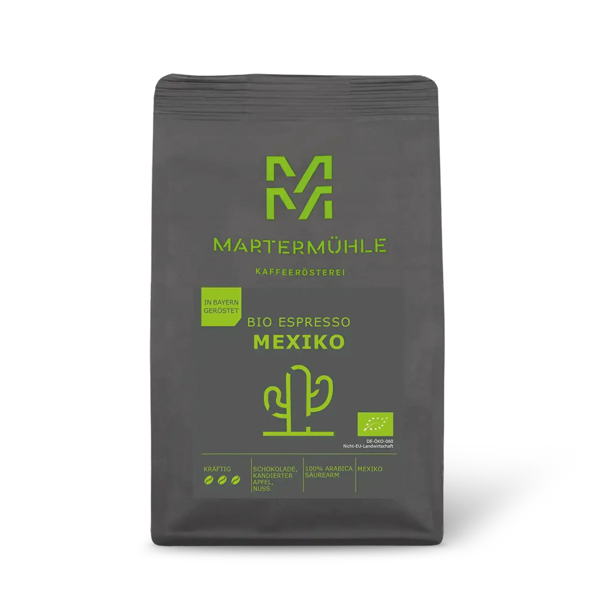 Bio Espresso Mexiko Packung ohne Hintergrund.