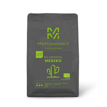 Bio Espresso Mexiko Packung ohne Hintergrund.