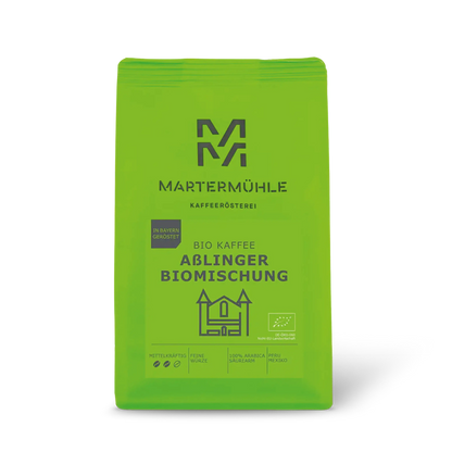 Bio Kaffee Aßlinger Biomischung ohne Hintergrund.