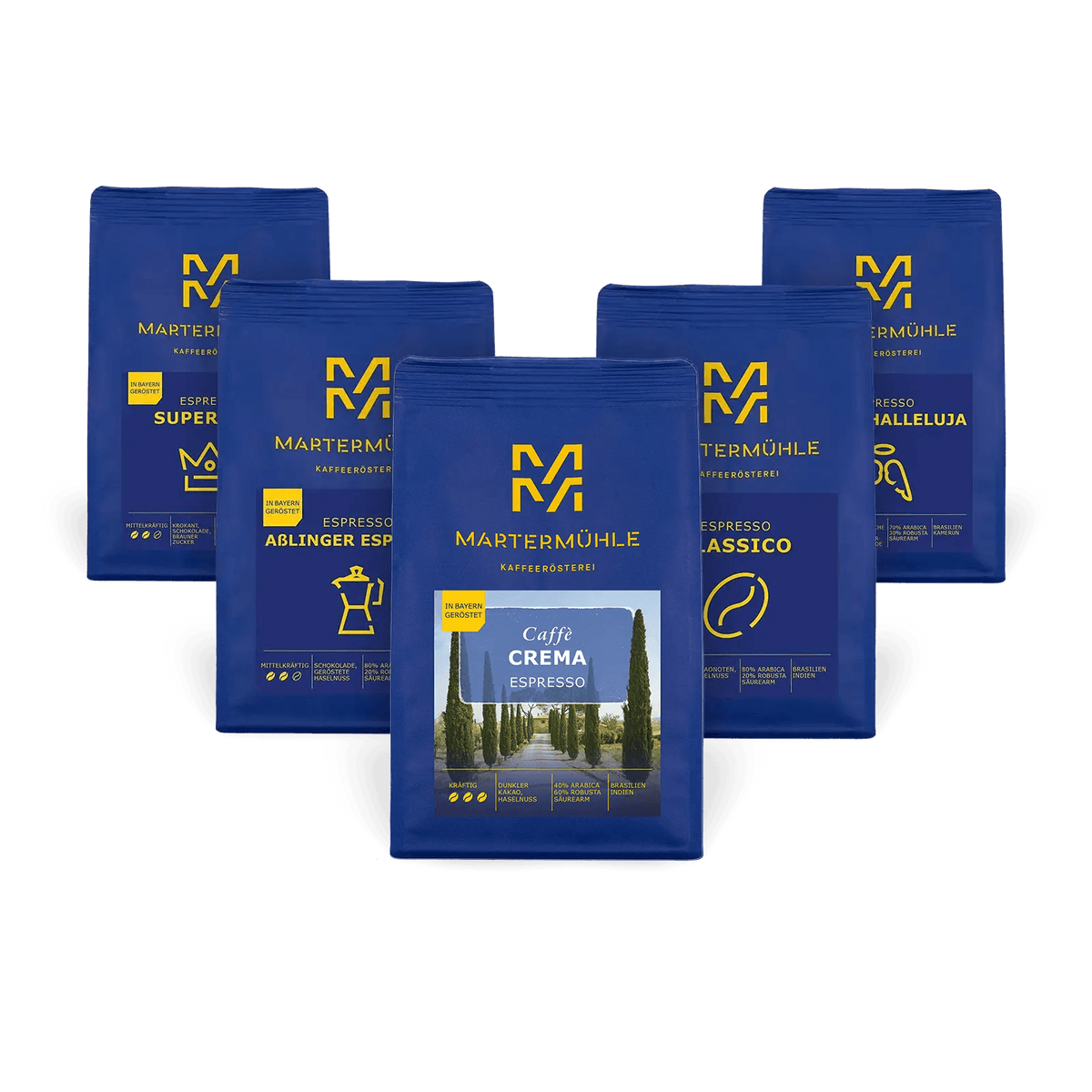 Best-of Martermühle Espresso - 5x250g - Martermühle