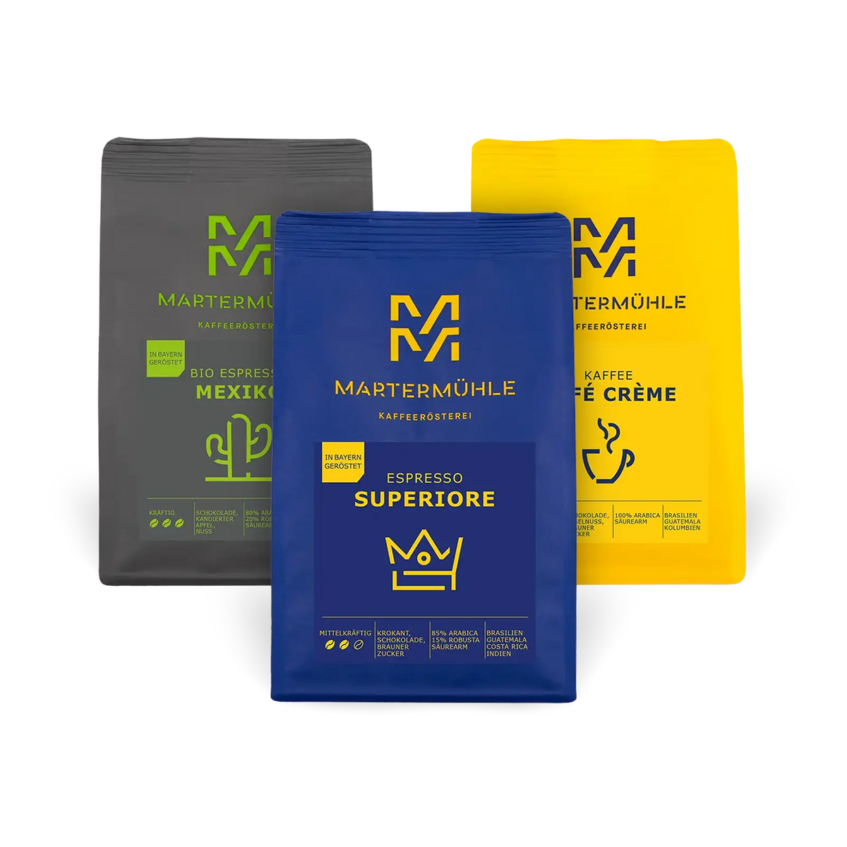 Für den Vollautomaten – 3x250g Kaffee/Espresso